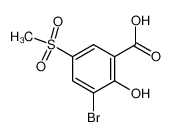 3-Bromo-2-hydroxy-5-methanesulfonyl-benzoic acid CAS:68029-79-8 manufacturer & supplier