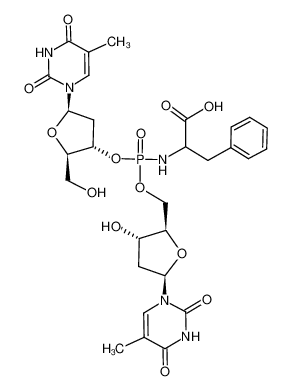 deoxythymidylyl-(5'--)3')-deoxythymidine-(Pin--)N)-phenylalanine CAS:68030-66-0 manufacturer & supplier