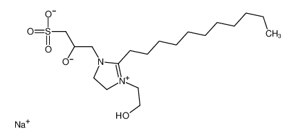 sodium,3-[3-(2-hydroxyethyl)-2-undecyl-4,5-dihydroimidazol-1-ium-1-yl]-2-oxidopropane-1-sulfonate CAS:68039-23-6 manufacturer & supplier