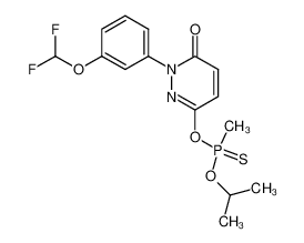 methyl-phosphonothioic acid O-[1-(3-difluoromethoxy-phenyl)-6-oxo-1,6-dihydro-pyridazin-3-yl] ester O'-isopropyl ester CAS:68042-16-0 manufacturer & supplier