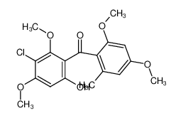 3-Chlor-6-hydroxy-2,2'4,4'-tetramethoxy-6'-methyl-benzophenon CAS:68048-15-7 manufacturer & supplier