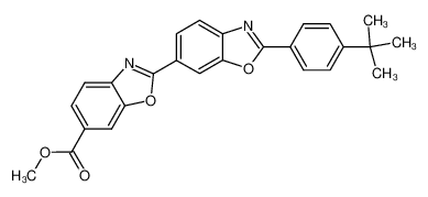 2'-(4-tert-butyl-phenyl)-[2,6']bi[benzooxazolyl]-6-carboxylic acid methyl ester CAS:6805-95-4 manufacturer & supplier