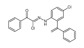 N-(4-chloro-2-(1-phenylvinyl)phenyl)-2-oxo-2-phenylacetohydrazonoyl chloride CAS:68055-03-8 manufacturer & supplier