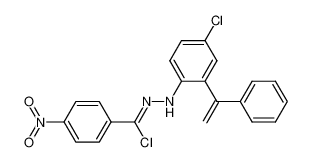 N-(4-chloro-2-(1-phenylvinyl)phenyl)-4-nitrobenzohydrazonoyl chloride CAS:68055-06-1 manufacturer & supplier