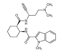 N-((1S,2R)-2-(((S)-1-cyano-3-(dimethylamino)propyl)carbamoyl)cyclohexyl)-1-methyl-1H-indole-2-carboxamide CAS:680570-59-6 manufacturer & supplier