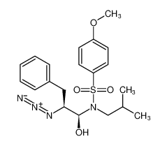 N-((1S,2S)-2-azido-1-hydroxy-3-phenylpropyl)-N-isobutyl-4-methoxybenzenesulfonamide CAS:680584-55-8 manufacturer & supplier