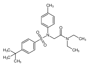 2-((4-(tert-butyl)-N-(p-tolyl)phenyl)sulfonamido)-N,N-diethylacetamide CAS:680588-87-8 manufacturer & supplier