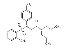 2-((2-methyl-N-(p-tolyl)phenyl)sulfonamido)-N,N-dipropylacetamide CAS:680589-25-7 manufacturer & supplier