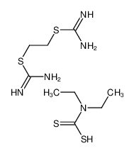 2-carbamimidoylsulfanylethyl carbamimidothioate,diethylcarbamodithioic acid CAS:68059-73-4 manufacturer & supplier