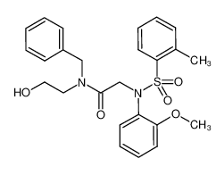 N-benzyl-N-(2-hydroxy-ethyl)-2-[(2-methoxy-phenyl)-(toluene-2-sulfonyl)-amino]-acetamide CAS:680590-33-4 manufacturer & supplier