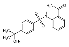 Benzamide, 2-[[[4-(1,1-dimethylethyl)phenyl]sulfonyl]amino]- CAS:680591-19-9 manufacturer & supplier