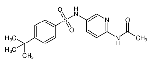 N-(5-((4-(tert-butyl)phenyl)sulfonamido)pyridin-2-yl)acetamide CAS:680591-26-8 manufacturer & supplier