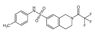 N-(p-tolyl)-2-(2,2,2-trifluoroacetyl)-1,2,3,4-tetrahydroisoquinoline-7-sulfonamide CAS:680591-31-5 manufacturer & supplier