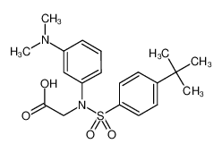 [(4-tert-butyl-benzenesulfonyl)-(3-dimethylamino-phenyl)-amino]-acetic acid CAS:680591-34-8 manufacturer & supplier