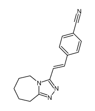 (E)-4-(2-(6,7,8,9-tetrahydro-5H-[1,2,4]triazolo[4,3-a]azepin-3-yl)vinyl)benzonitrile CAS:680610-43-9 manufacturer & supplier