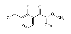 Benzamide, 3-(chloromethyl)-2-fluoro-N-methoxy-N-methyl- CAS:680610-64-4 manufacturer & supplier