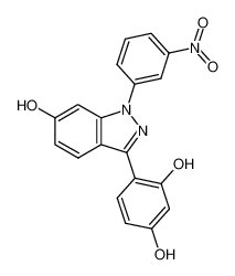 4-[6-hydroxy-1-(3-nitrophenyl)-1H-indazol-3-yl]benzene-1,3-diol CAS:680611-00-1 manufacturer & supplier