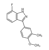 7-FLUORO-3-(4-METHOXY-3-METHYLPHENYL)-1H-INDAZOLE CAS:680611-17-0 manufacturer & supplier