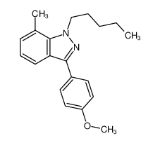 3-(4-methoxyphenyl)-7-methyl-1-pentyl-1H-indazole CAS:680611-29-4 manufacturer & supplier