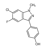 4-(6-chloro-5-fluoro-1-methyl-1H-indazol-3-yl)phenol CAS:680612-98-0 manufacturer & supplier