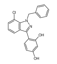 4-(1-benzyl-7-chloro-1H-indazol-3-yl)benzene-1,3-diol CAS:680613-21-2 manufacturer & supplier