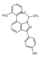 4-[1-isopropyl-7-(2-methylphenyl)-1H-indazol-3-yl]phenol CAS:680614-06-6 manufacturer & supplier