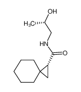 (1R)-N-[(2S)-2-hydroxypropyl]spiro[2.5]octane-1-carboxamide CAS:680619-56-1 manufacturer & supplier