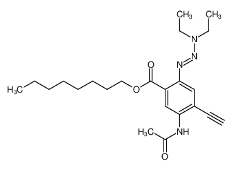 octyl 5-N-acetylamino-2-[3,3-diethyl-1-triazenyl]-4-ethynyl benzoate CAS:680620-86-4 manufacturer & supplier