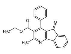 2-methyl-5-oxo-4-phenyl-5H-indeno[1,2-b]pyridine-3-carboxylic acid ethyl ester CAS:68063-31-0 manufacturer & supplier