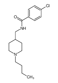 N-(1-butyl-piperidin-4-ylmethyl)-4-chloro-benzamide CAS:68066-62-6 manufacturer & supplier