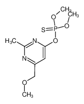 thiophosphoric acid O-(6-methoxymethyl-2-methyl-pyrimidin-4-yl) ester O',O'-dimethyl ester CAS:68068-14-4 manufacturer & supplier