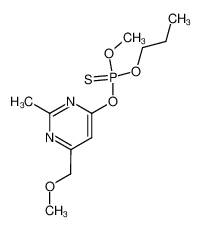 Thiophosphoric acid O-(6-methoxymethyl-2-methyl-pyrimidin-4-yl) ester O'-methyl ester O'-propyl ester CAS:68068-23-5 manufacturer & supplier