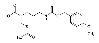 2-acetylthiomethyl-5-(p-methoxybenzyloxycarbonyl)aminopentanoic acid CAS:68074-17-9 manufacturer & supplier