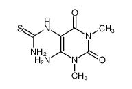 1-(6-amino-1,3-dimethyl-2,4-dioxopyrimidin-5-yl)thiourea CAS:68074-62-4 manufacturer & supplier