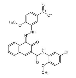 (4Z)-N-(5-chloro-2-methoxy-phenyl)-4-[(2-methoxy-5-nitro-phenyl)hydrazinylidene]-3-oxo-naphthalene-2-carboxamide CAS:68084-19-5 manufacturer & supplier