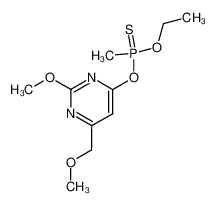 Methyl-phosphonothioic acid O-ethyl ester O-(2-methoxy-6-methoxymethyl-pyrimidin-4-yl) ester CAS:68086-83-9 manufacturer & supplier