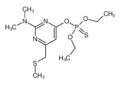 thiophosphoric acid O-(2-dimethylamino-6-methylsulfanylmethyl-pyrimidin-4-yl) ester O',O'-diethyl ester CAS:68086-91-9 manufacturer & supplier