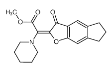 [3-Oxo-3,5,6,7-tetrahydro-indeno[5,6-b]furan-(2Z)-ylidene]-piperidin-1-yl-acetic acid methyl ester CAS:68096-52-6 manufacturer & supplier