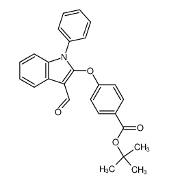 4-(3-formyl-1-phenyl-indol-2-yloxy)-benzoic acid tert-butyl ester CAS:68096-90-2 manufacturer & supplier