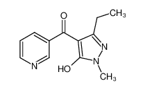 (5-hydroxy-1-methyl-3-ethyl-1H-pyrazol-4-yl)-pyridin-3-yl-methanone CAS:680971-92-0 manufacturer & supplier