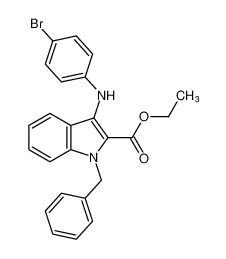 ethyl 1-benzyl-3-((4-bromophenyl)amino)-1H-indole-2-carboxylate CAS:680983-43-1 manufacturer & supplier