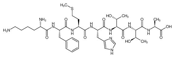 L-lysyl-L-phenylalanyl-L-methionyl-L-histidyl-L-threonyl-L-threonyl-L-alanine CAS:680983-75-9 manufacturer & supplier