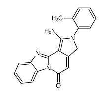 1-amino-2-(o-tolyl)-2,3-dihydro-5H-benzo[4,5]imidazo[1,2-a]pyrrolo[3,4-c]pyridin-5-one CAS:680987-03-5 manufacturer & supplier