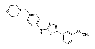 2-Oxazolamine, 5-(3-methoxyphenyl)-N-[4-(4-morpholinylmethyl)phenyl]- CAS:681002-01-7 manufacturer & supplier