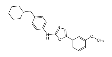 2-Oxazolamine, 5-(3-methoxyphenyl)-N-[4-(1-piperidinylmethyl)phenyl]- CAS:681002-33-5 manufacturer & supplier