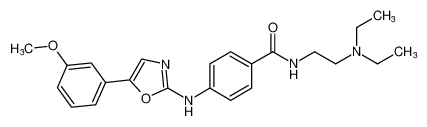 N-(2-(diethylamino)ethyl)-4-((5-(3-methoxyphenyl)oxazol-2-yl)amino)benzamide CAS:681002-36-8 manufacturer & supplier