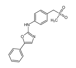 N-(4-((methylsulfonyl)methyl)phenyl)-5-phenyloxazol-2-amine CAS:681002-41-5 manufacturer & supplier