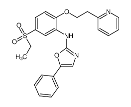 N-(5-(ethylsulfonyl)-2-(2-(pyridin-2-yl)ethoxy)phenyl)-5-phenyloxazol-2-amine CAS:681002-61-9 manufacturer & supplier