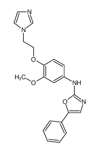 N-(4-(2-(1H-imidazol-1-yl)ethoxy)-3-methoxyphenyl)-5-phenyloxazol-2-amine CAS:681002-69-7 manufacturer & supplier