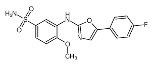 3-((5-(4-fluorophenyl)oxazol-2-yl)amino)-4-methoxybenzenesulfonamide CAS:681002-78-8 manufacturer & supplier